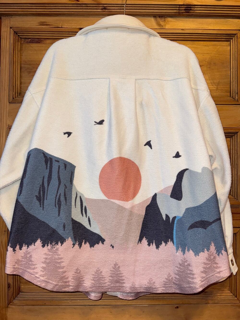 Wondery Yosemite Shacket Shirt Jacket Large